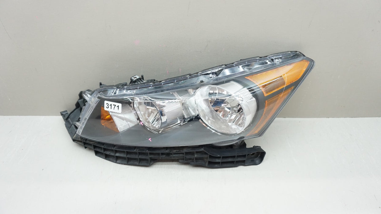 2008-2012 HONDA ACCORD FRONT LEFT DRIVERS SIDE HEADLIGHT HALOGEN OEM