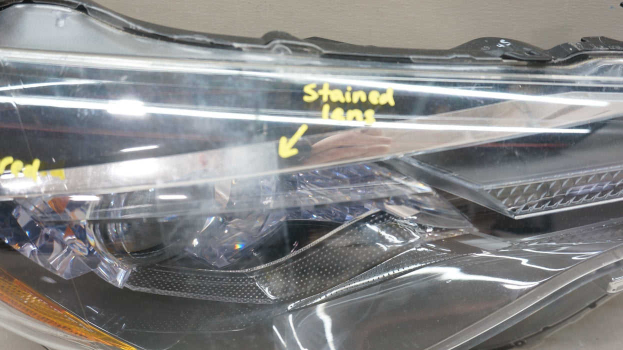 2017-2019 TOYOTA COROLLA FRONT RIGHT PASSENGER SIDE LED HEADLIGHT OEM