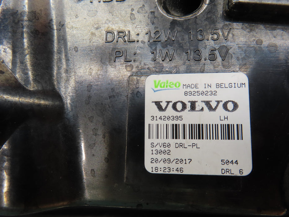 2014-2018 VOLVO S60 V60 CROSS COUNTRY LEFT DRIVER SIDE DRL DAYTIME LIGHT OEM