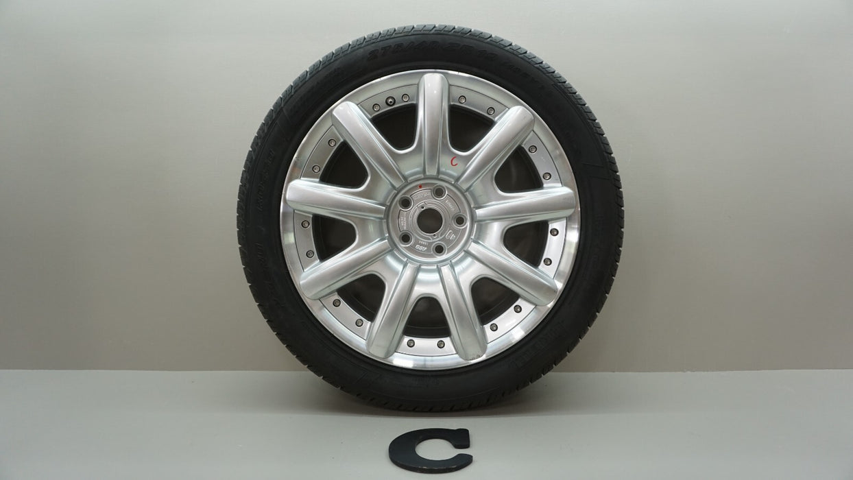 2006-2009 BENTLEY CONTINENTAL GT GTC WHEEL RIM 19X9 19" W/ TIRE 275/40 ZR19 OEM