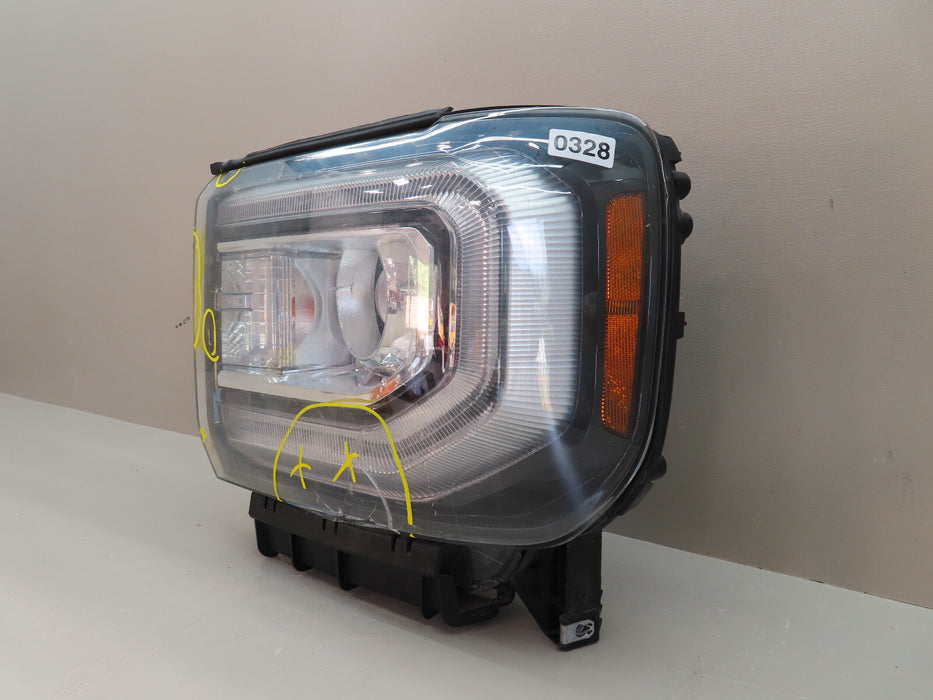 2016 2017 2018 GMC SIERRA 1500 FRONT LEFT HEADLIGHT XENON HID OEM PARTS ONLY.