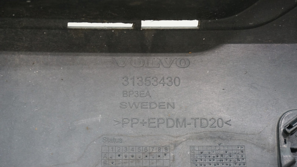 2016-2019 VOLVO XC90 REAR LOWER BUMPER COVER VALANCE OEM 31353430