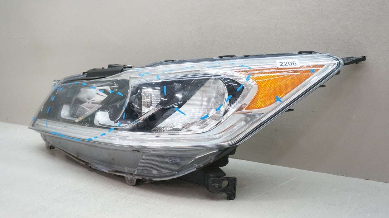 2016-2017 HONDA ACCORD FRONT LEFT DRIVER SIDE HALOGEN WITH LED HEADLIGHT OEM