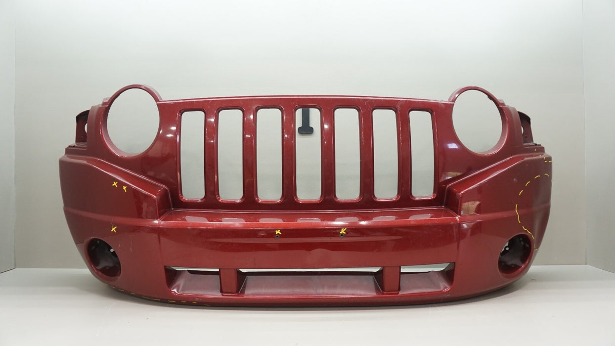2007-2010 JEEP COMPASS FRONT BUMPER COVER RED 05116471AB OEM 07 08 09 10