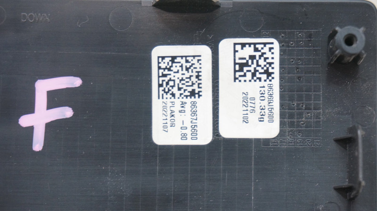 2018-2023 KIA STINGER FRONT GRILLE SENSOR UNIT COVER OEM 86367-J5600