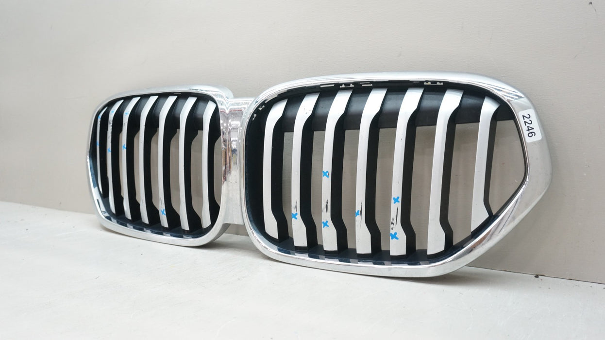 2019-2021 BMW X1 G01 FRONT BUMPER RADIATOR GRILLE OEM 8493450