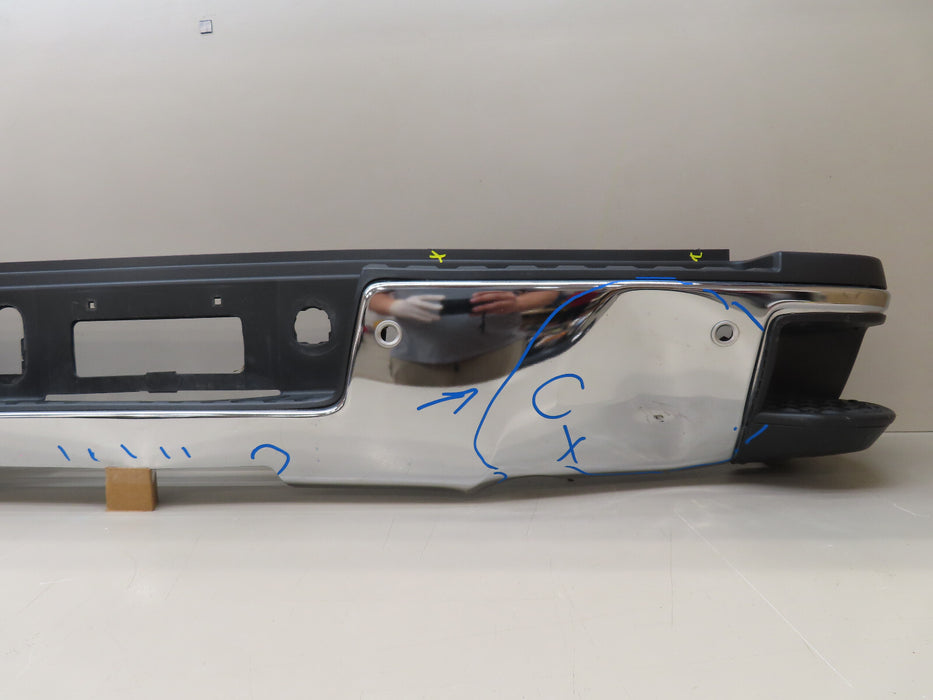 2015-2019 CHEVROLET/GMC SILVERADO/SIERRA 2500/3500 REAR METAL BUMPER OEM