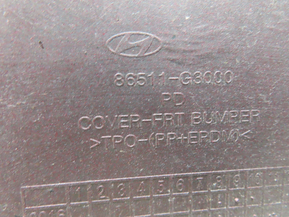 2018-2020 HYUNDAI ELANTRA FRONT BUMPER COVER OEM 86511-G3000