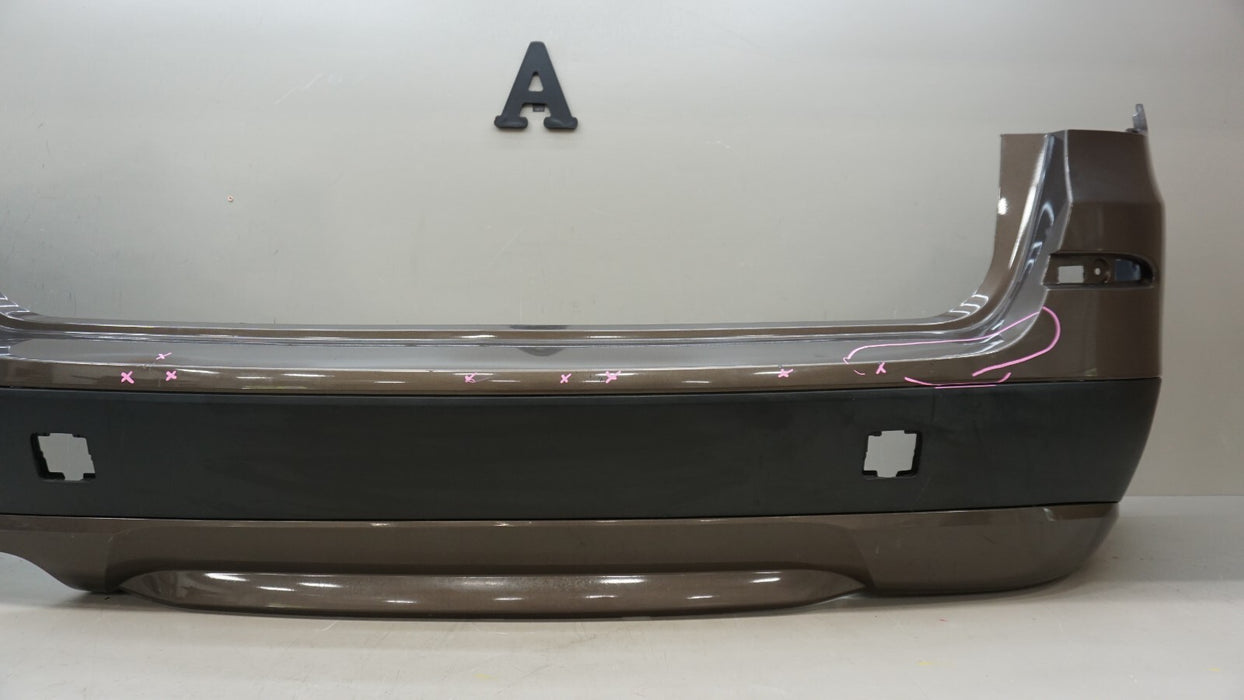 2011-2014 BMW X3 F25 REAR BUMPER COVER PANEL W/ MOLDING TRIM OEM 51127278478