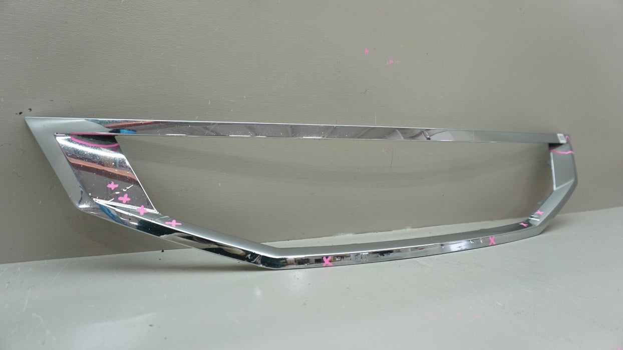 2008-2010 HONDA ACCORD FRONT MAIN GRILLE CHROME TRIM 71122-TE0A-A010 OEM