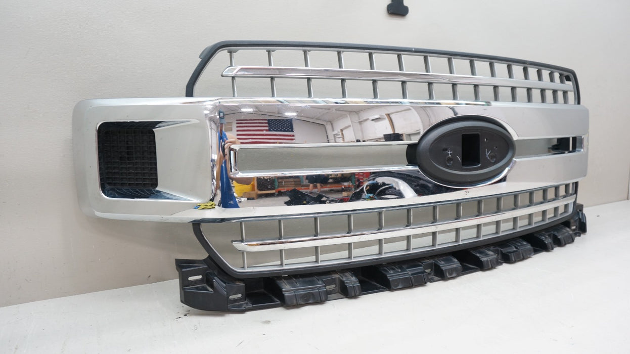 2018-2020 FORD F-150 F150 FRONT BUMPER RADIATOR GRILLE OEM JL34-8200