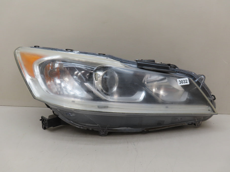 2016-2017 HONDA ACCORD SEDAN FRONT RIGHT PASSENGER SIDE HEADLIGHT HALOGEN OEM