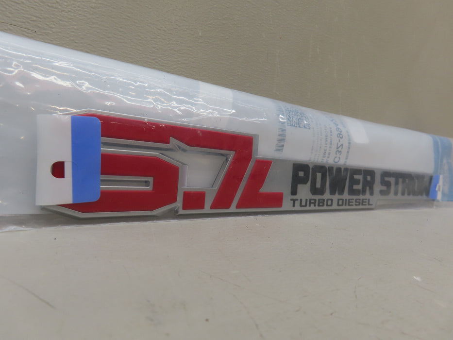 2023 2024 FORD F-250 F-350 6.7L POWERSTROKE FRONT DOOR NAMEPLATE EMBLEM OEM