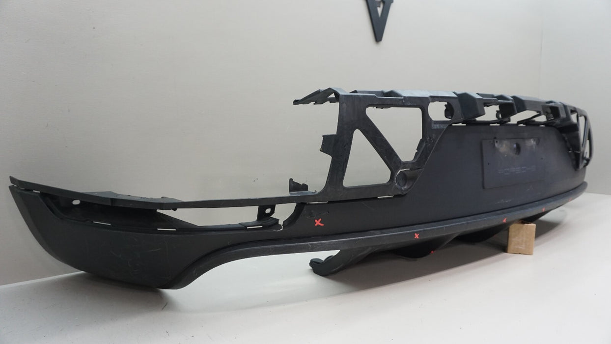2015-2018 PORSCHE MACAN REAR LOWER BUMPER COVER VALANCE DIFFUSER OEM 95B807834
