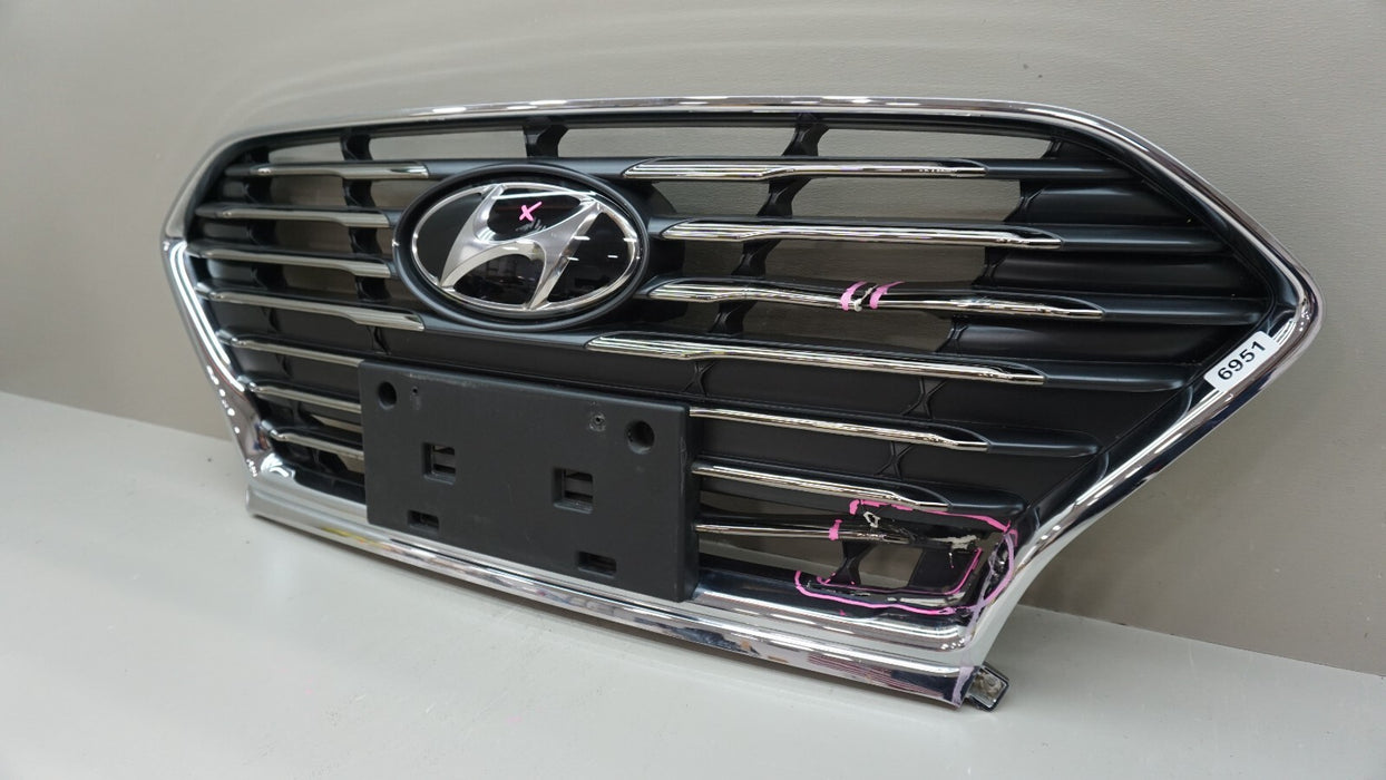 2018-2019 HYUNDAI SONATA FRONT UPPER MAIN GRILLE 86351-C2AA0 OEM