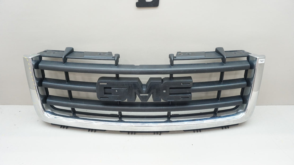 2007-2012 GMC SIERRA 1500 FRONT UPPER RADIATOR GRILLE GRILL OEM 15201485