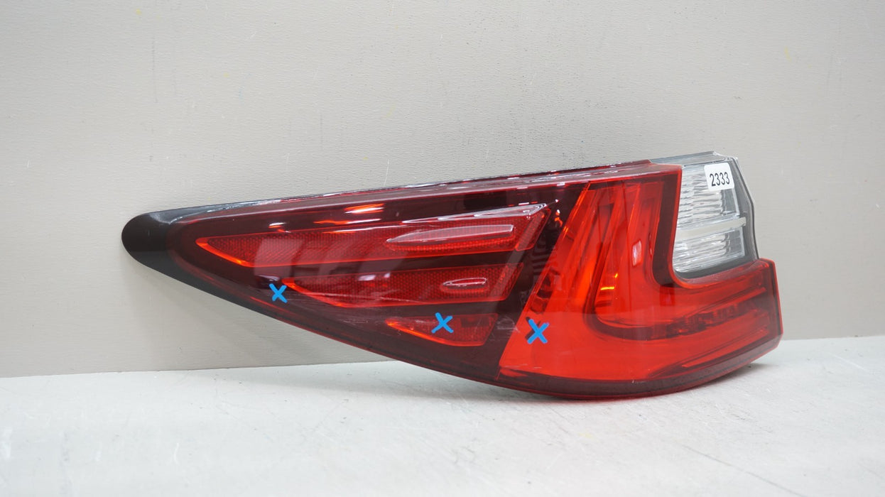 2016-2018 LEXUS ES350 ES300H REAR LEFT DRIVERS SIDE TAIL LIGHT OEM