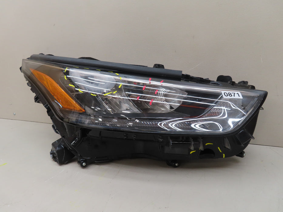 2020-2023 TOYOTA HIGHLANDER FRONT RIGHT PASSENGER HEADLIGHT LED OEM