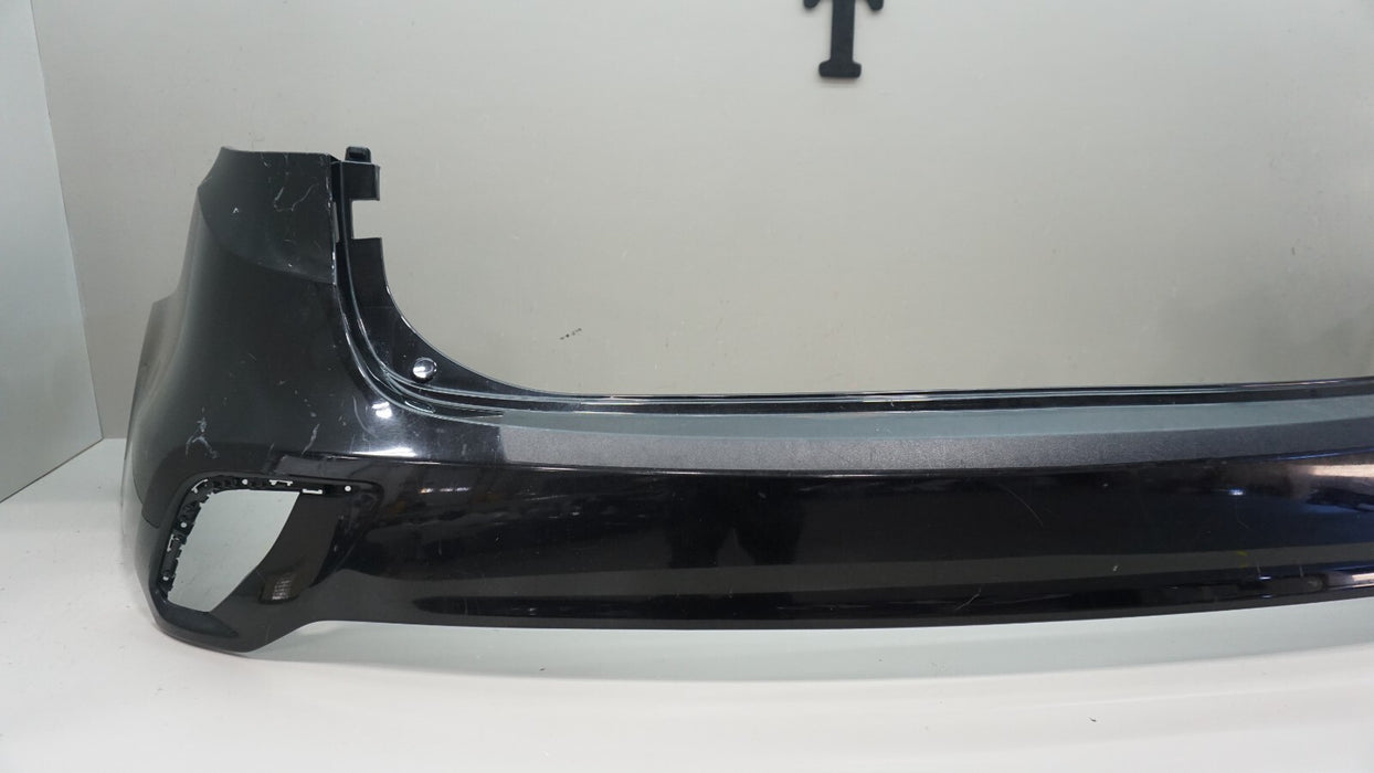 2017-2019 HYUNDAI SANTA FE REAR BUMPER COVER W/O SENSOR HOLES OEM 86611B8500