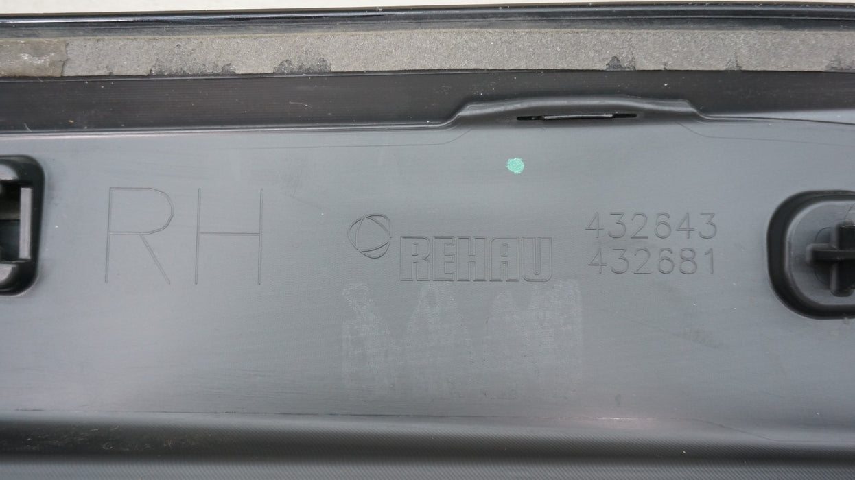 2019-2022 AUDI Q3 REAR RIGHT DOOR TRIM MOLDING PANEL OEM 83A853970A