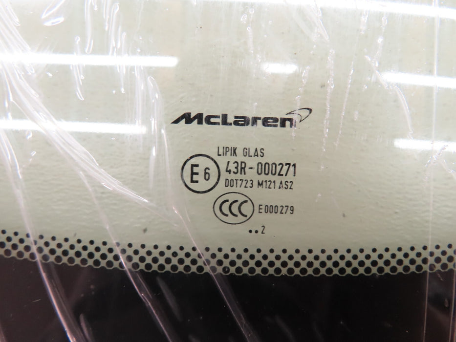 2013-2014 MCLAREN MP4-12C SPIDER CONVERTIBLE REAR LID HATCH WINDOW GLASS OEM