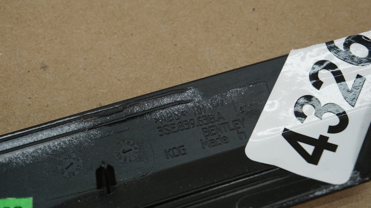 2020-2022 BENTLEY FLYING SPUR FRONT REAR RIGHT PANEL TRIM MOLDING OEM 20 21 22