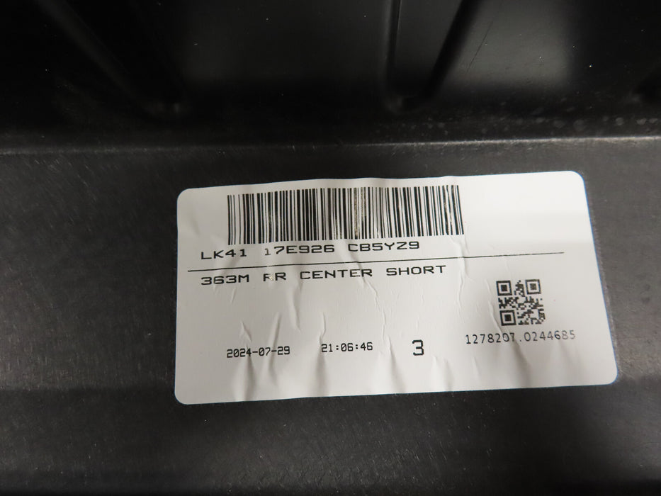 2019-2024 FORD TRANSIT REAR BUMPER CENTER COVER OEM LK41-17E926