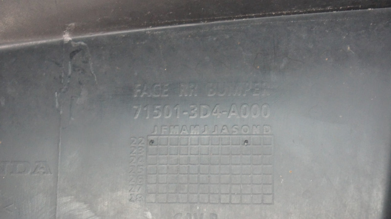 2023-2024 HONDA CRV CR-V REAR BUMPER COVER PANEL 71501-3D4-A000 OEM