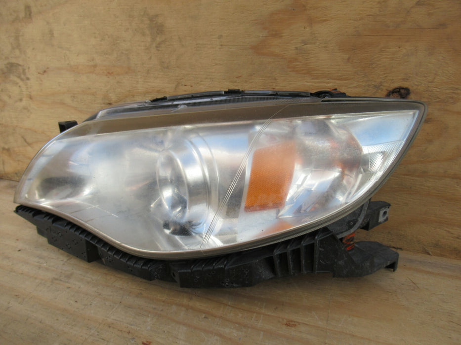 2008-2014 SUBARU IMPREZA WRX DRIVER SIDE HEADLIGHT HEADLAMP LENS HALOGEN OEM