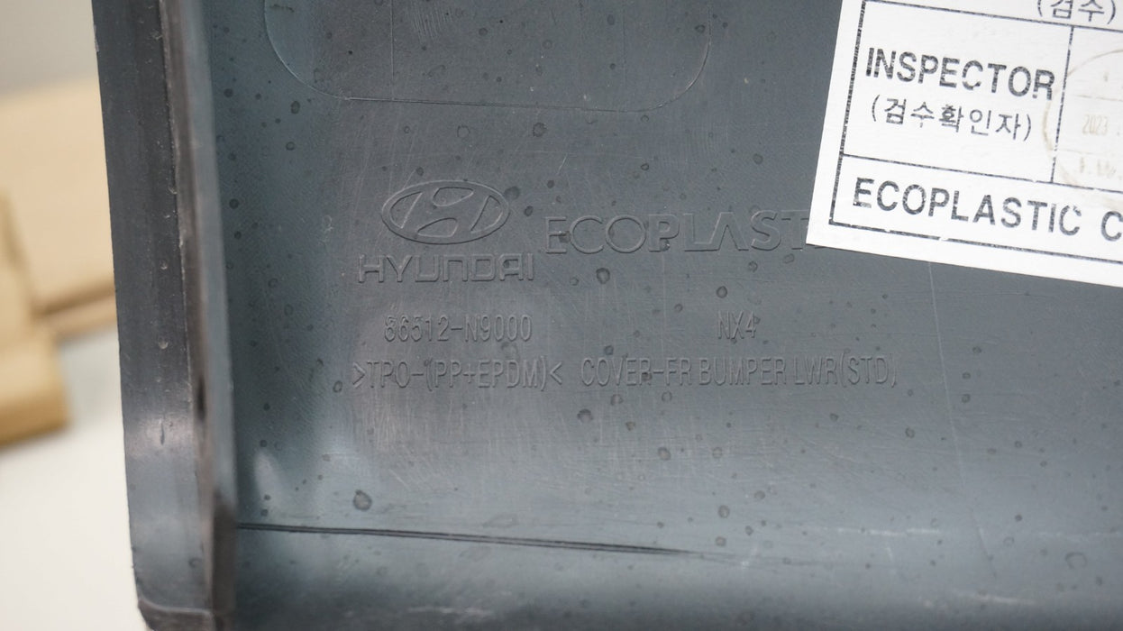 2022-2024 HYUNDAI TUCSON FRONT LOWER BUMPER VALANCE PANEL OEM 86512-N9000