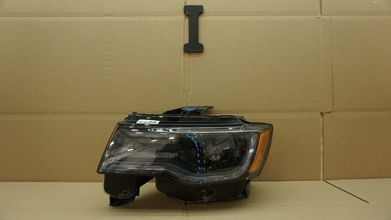 2017-2021 JEEP GRAND CHEROKEE FRONT LEFT DRIVER SIDE HEADLIGHT LED OEM