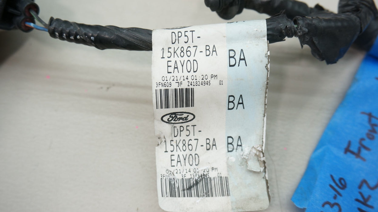 2013-2016 LINCOLN MKZ FRONT PARKING SENSOR HARNESS W/ SENSORS DP5T-15K867-BA OEM