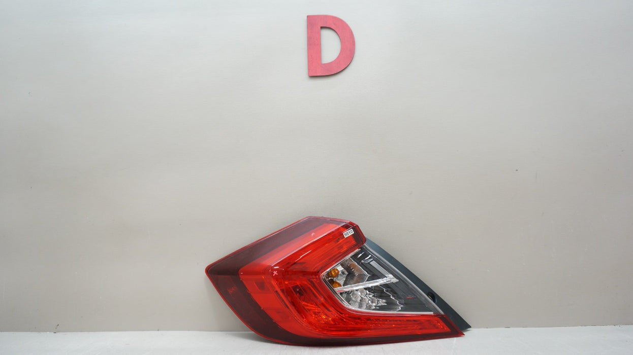 2016-2021 HONDA CIVIC REAR LEFT DRIVER SIDE TAIL LIGHT OEM