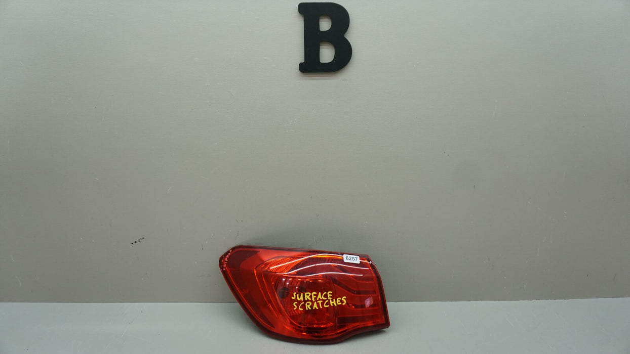 2011-2013 KIA FORTE REAR RIGHT DRIVERS SIDE TAIL LIGHT OEM 11 12 13