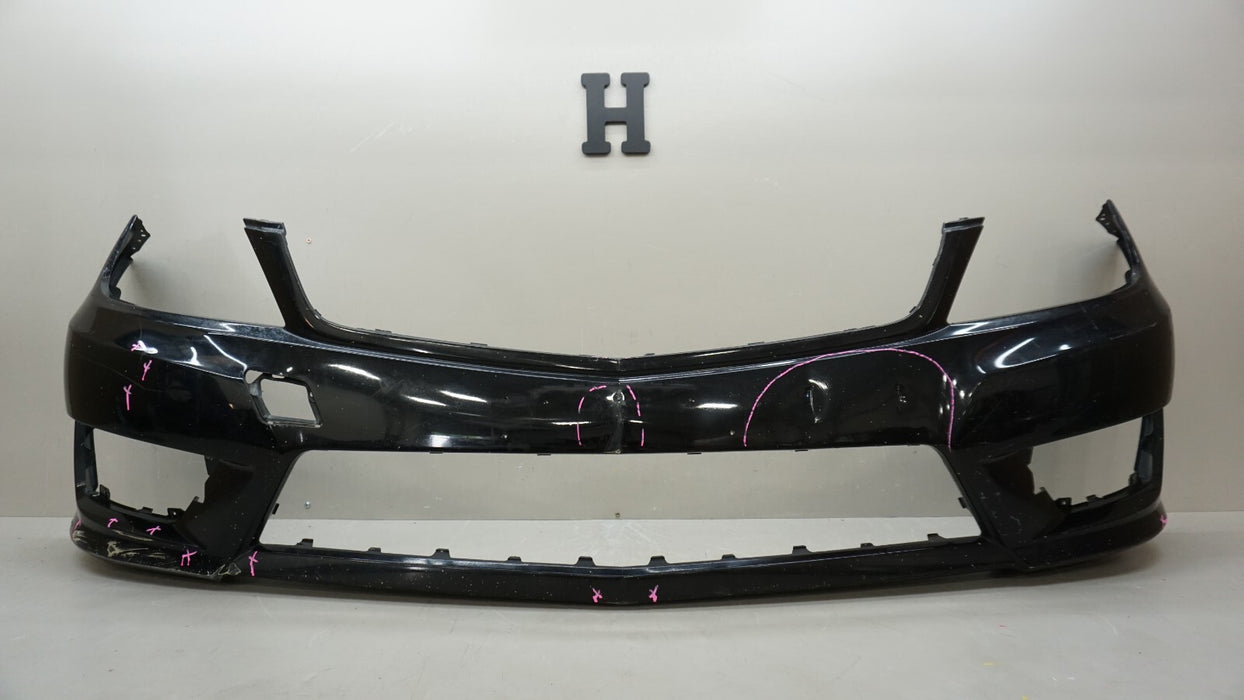 2012-2014 MERCEDES C250 C300 C350 W204 AMG FRONT BUMPER COVER OEM A2048807847