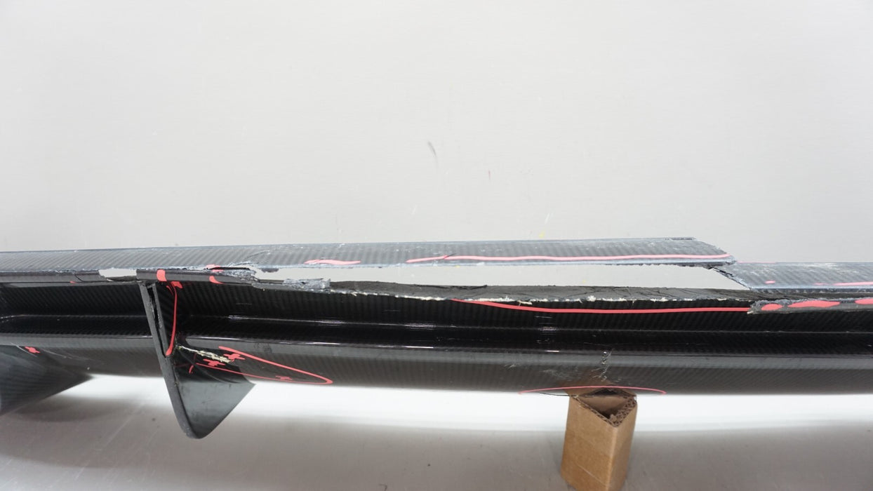 2014-2018 AUDI RS7 REAR LOWER BUMPER DIFFUSER CARBON FIBRE 4G8807521K OEM