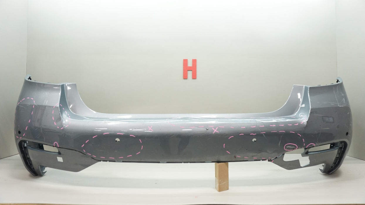 2017-2020 BMW 5 SERIES 530I 540I M550I REAR BUMPER COVER PANEL OEM