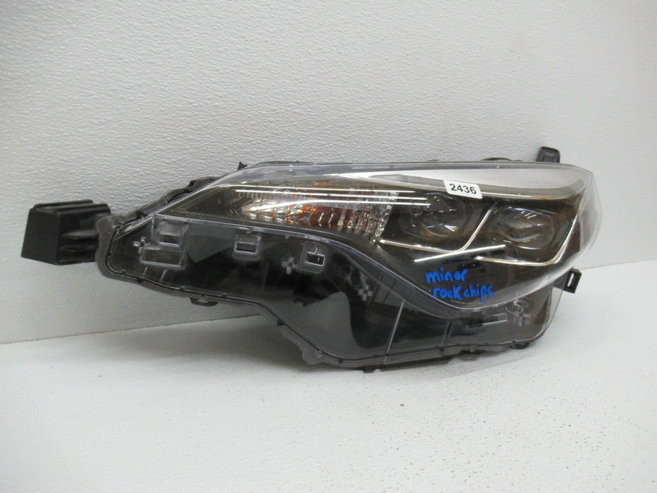2017-2019 TOYOTA COROLLA FRONT LEFT DRIVER SIDE HEADLAMP LED HEADLIGHT OEM