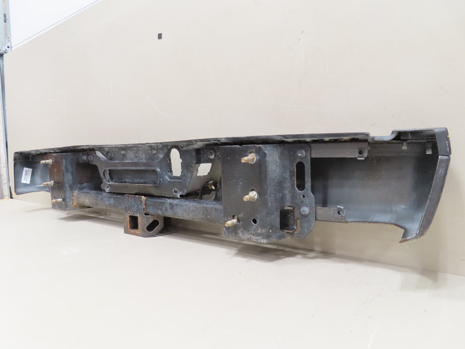 2015-2020 FORD F-150 REAR METAL BUMPER STEP PLATE COVER W/ TOW TOWING HITCH OEM