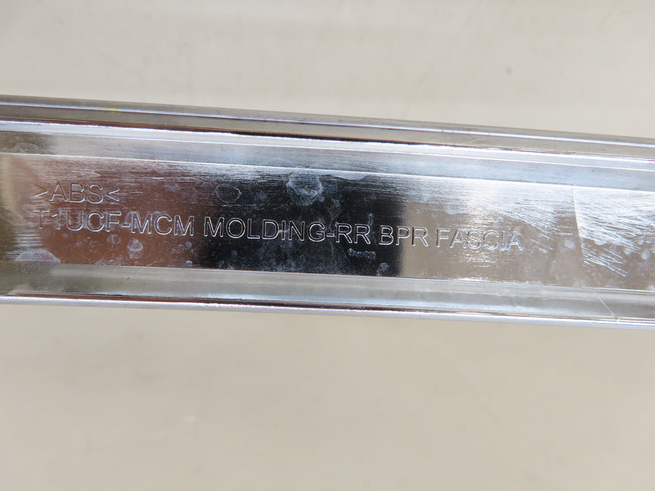 GM REAR BUMPER FASCIA MOLDING CHROME TRIM OEM