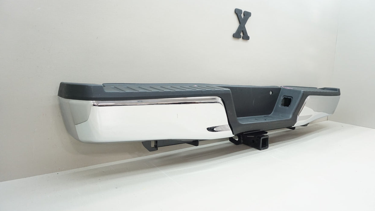2015-2020 FORD F-150 F150 REAR METAL BUMPER COVER WITH HITCH OEM