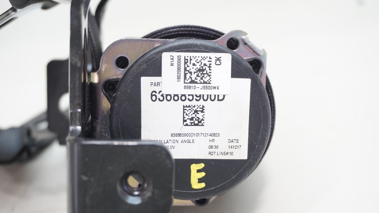 2018-2023 KIA STINGER REAR LEFT SIDE BACK ROW SEAT BELT OEM 89810-J5500WK
