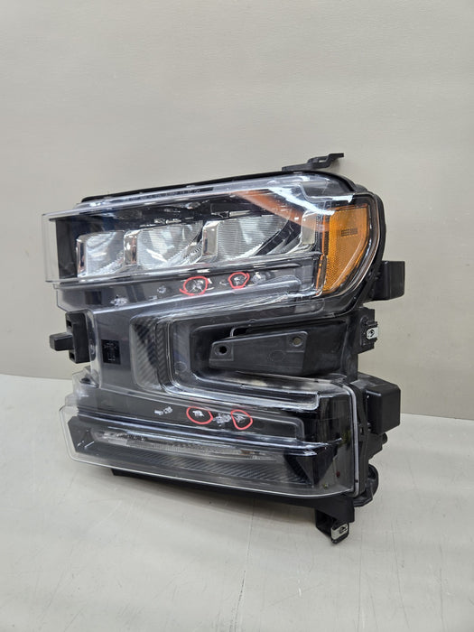 2019 2020 2021 2022 Chevrolet Silverado 1500 Front Left LED HEADLIGHT Lamp OEM.