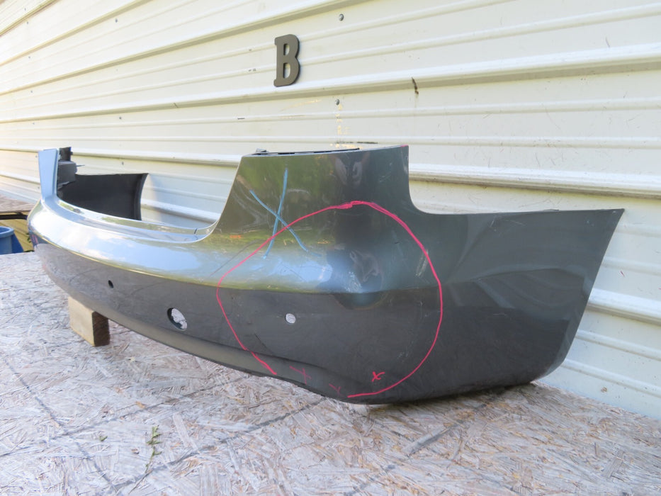 2013-2016 AUDI A4 SEDAN REAR BUMPER COVER PANEL W/ SENSOR HOLE OEM 8K5807511G