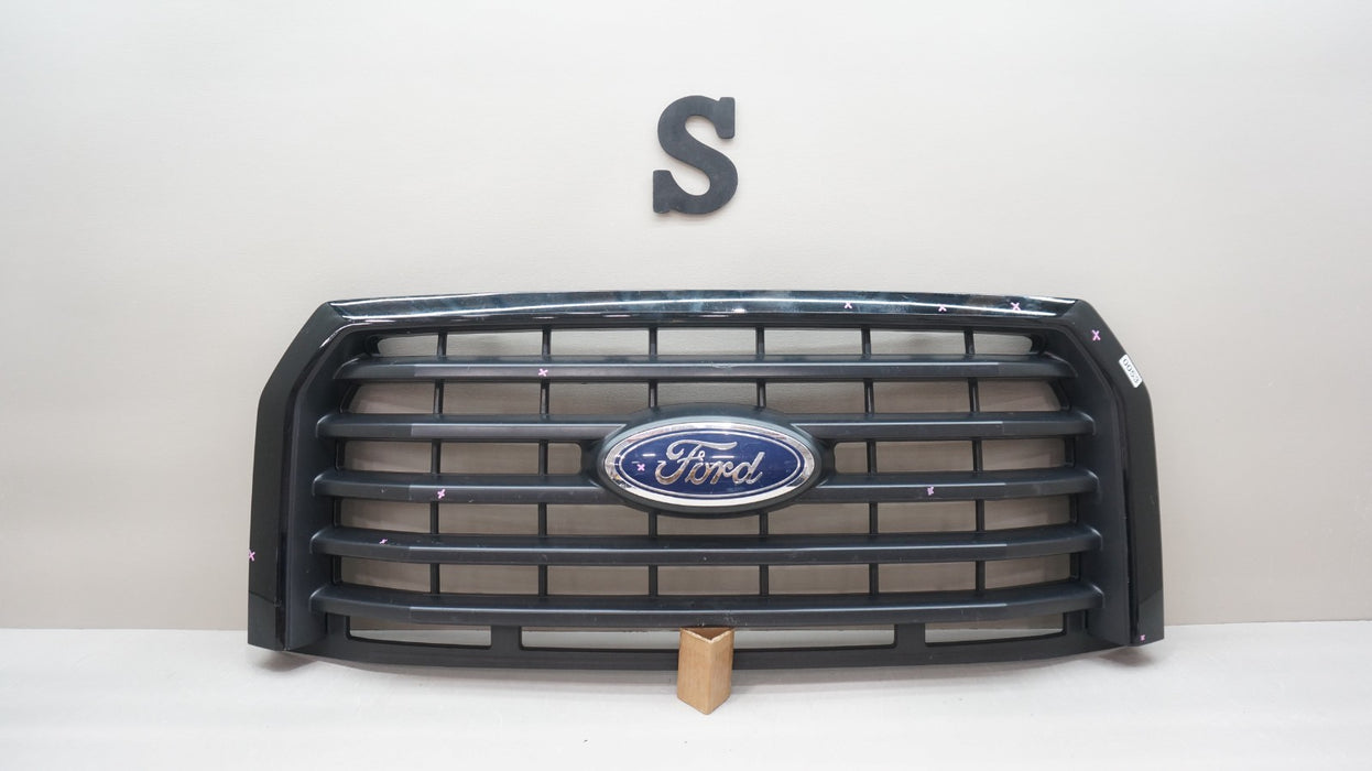2015-2017 FORD F-150 FRONT BUMPER RADIATOR GRILLE OEM FL348200