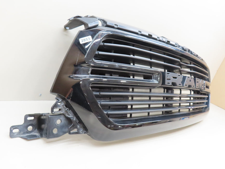 2019-2023 DODGE RAM 1500 FRONT BUMPER RADIATOR GRILL GRILLE BLACK OEM 68366528AH