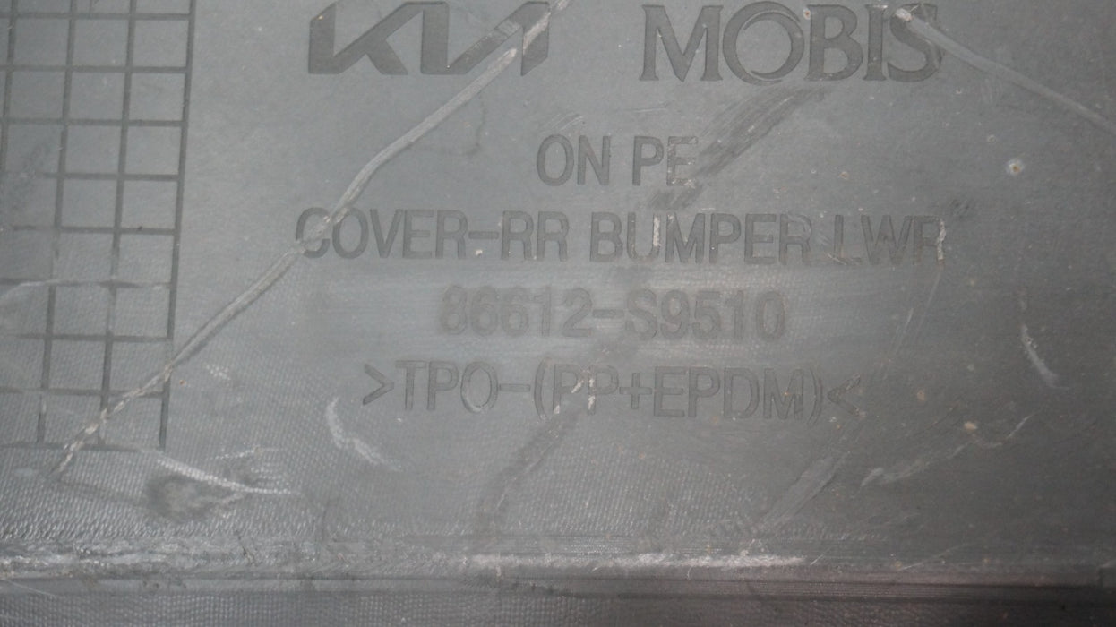 2023-2024 KIA TELLURIDE REAR LOWER BUMPER COVER VALANCE OEM 86612-S9510