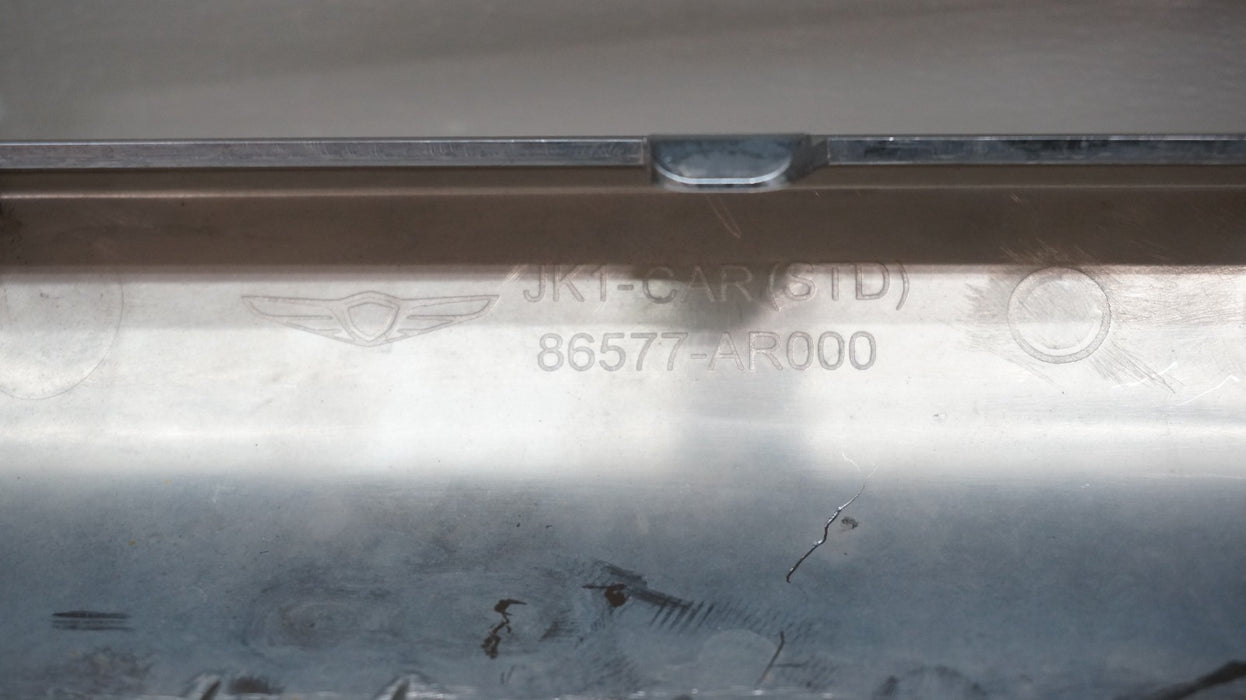 2022-2025 GENESIS GV70 FRONT LOWER CHROME BUMPER SKID PLATE OEM 86577-AR000