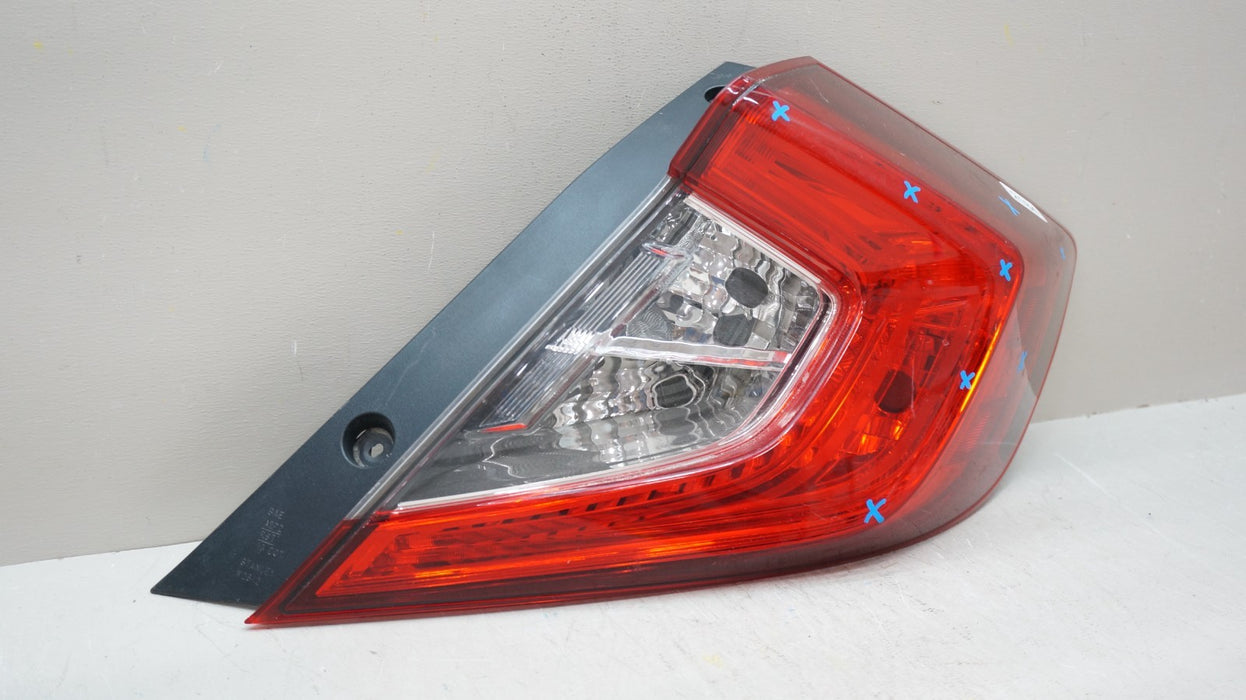 2016-2021 HONDA CIVIC REAR RIGHT PASSENGER SIDE OUTER TAIL LIGHT OEM