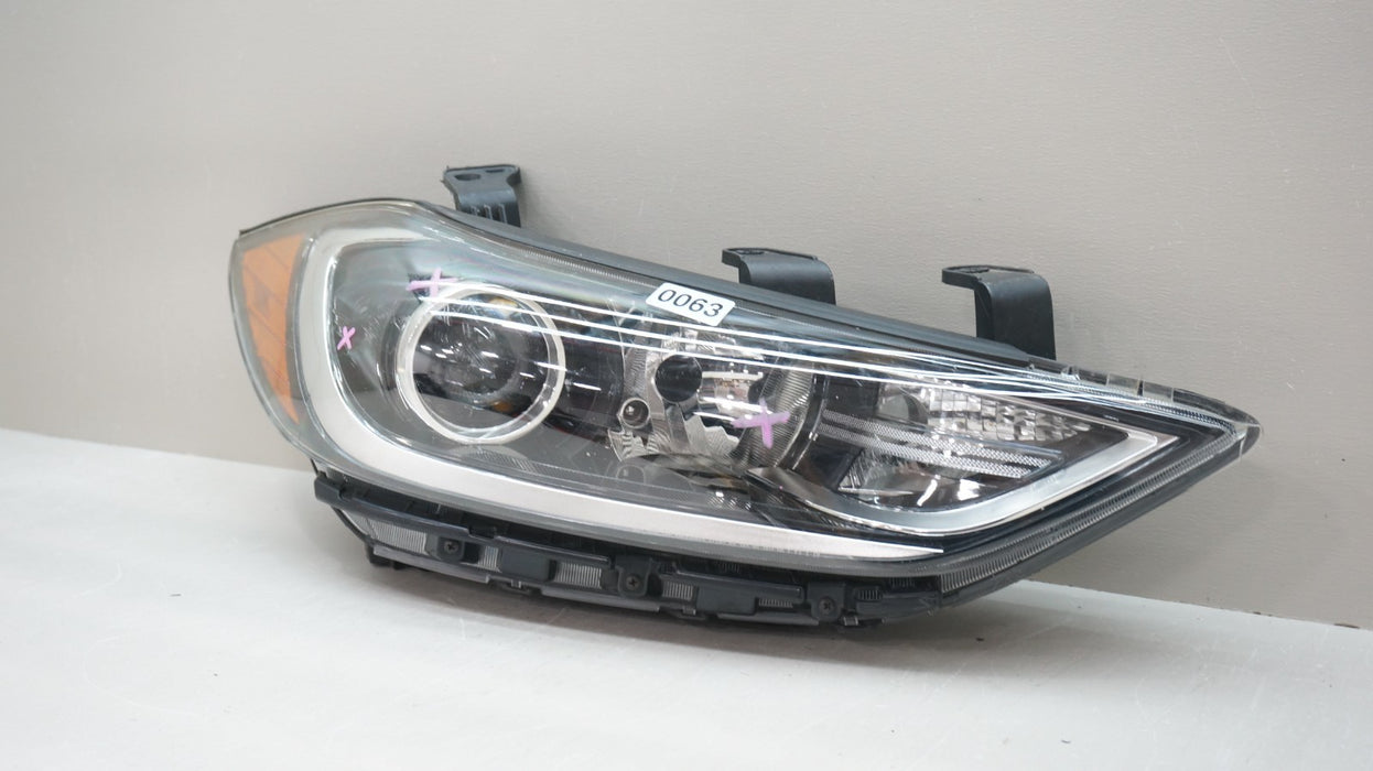 2017-2018 HYUNDAI ELANTRA FRONT RIGHT SIDE HALOGEN HEADLIGHT AFTERMARKET